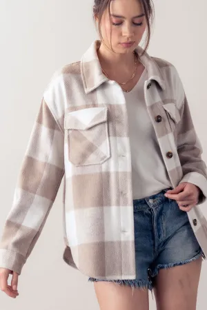 Toasted Plaid Flannel Shirt
