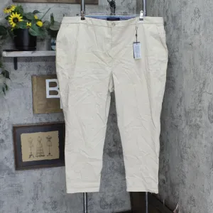 Tommy Hilfiger Womens Plus Size Hampton Chino Pants W7RK0035 Khaki Brown 24W