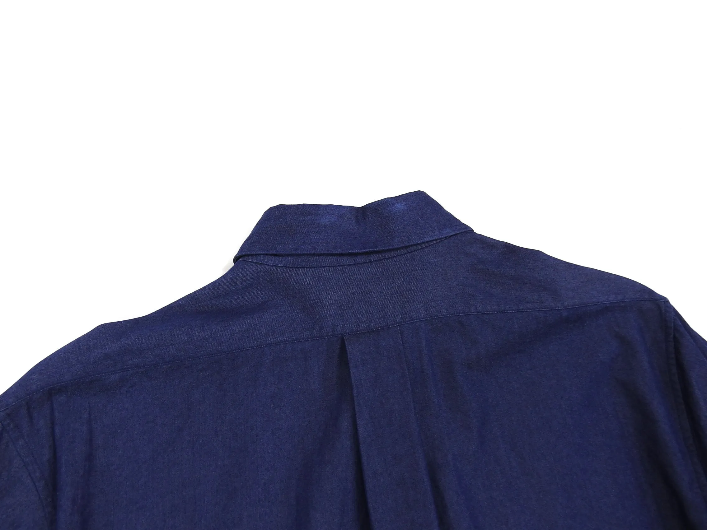Tomorrowland Tricot Blue and White Denim Knit Stripe Shirt - M