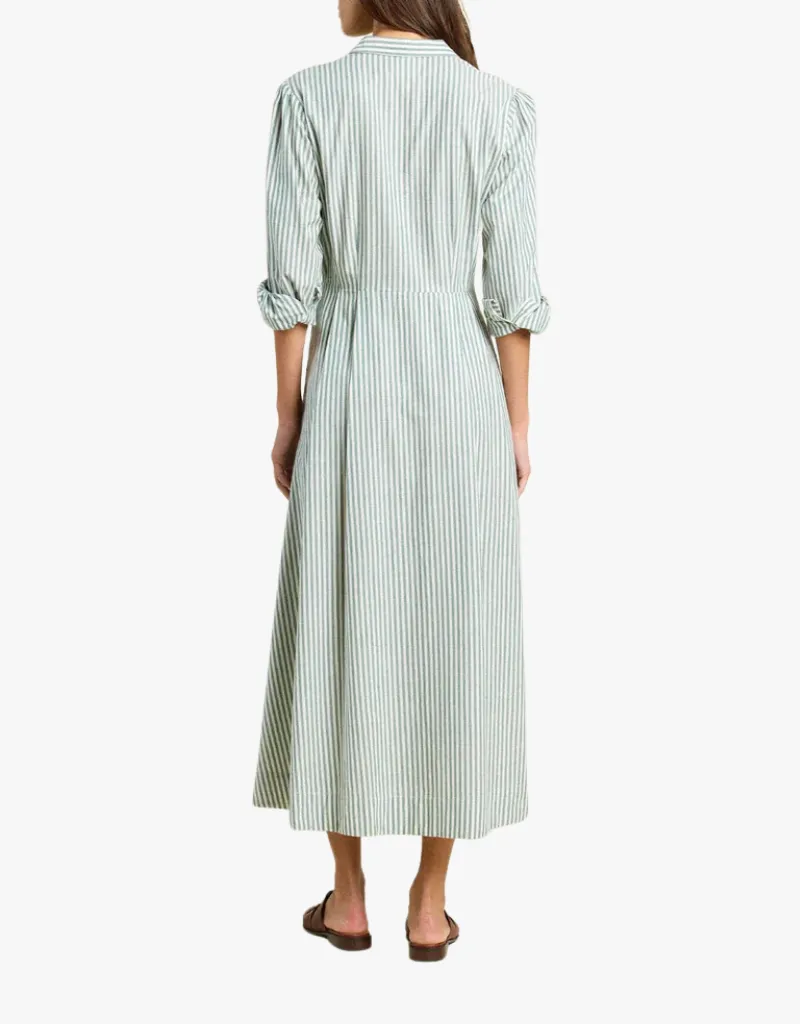 Trovata Emmelie Dress in Green Stripe