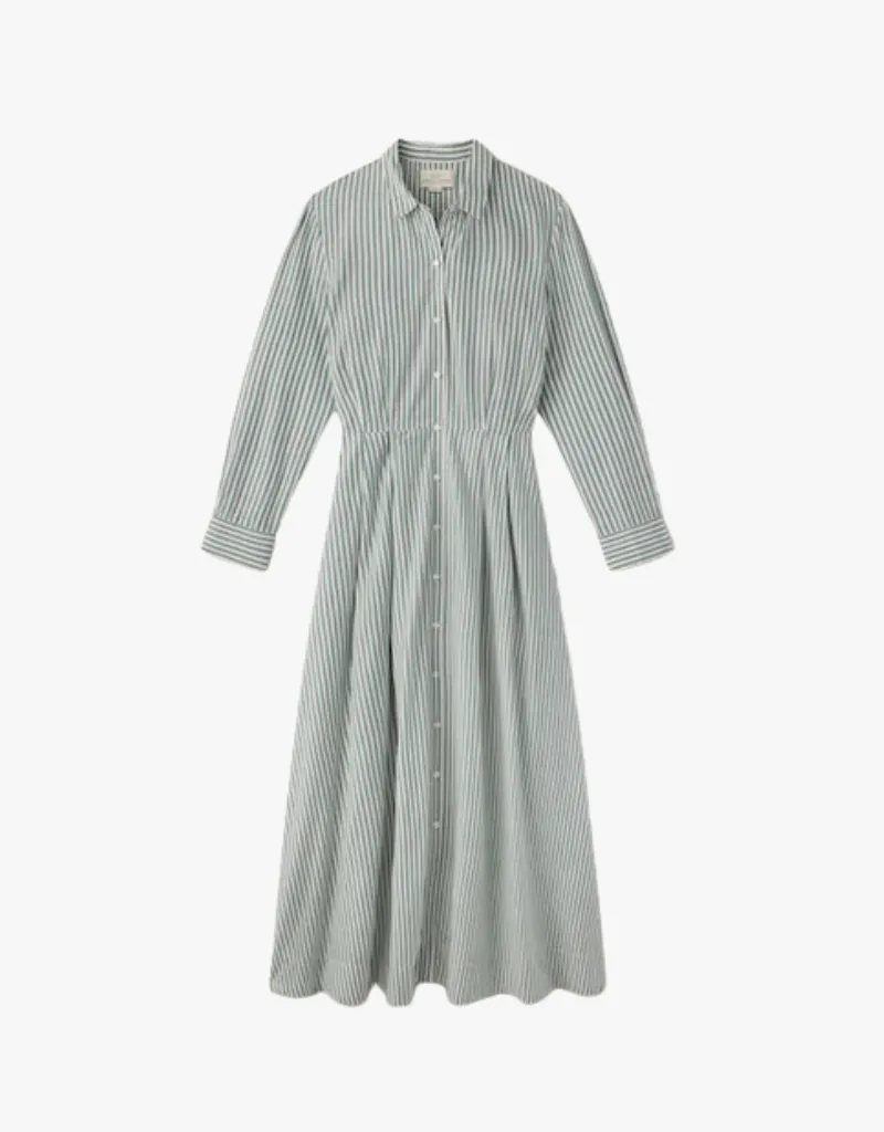 Trovata Emmelie Dress in Green Stripe