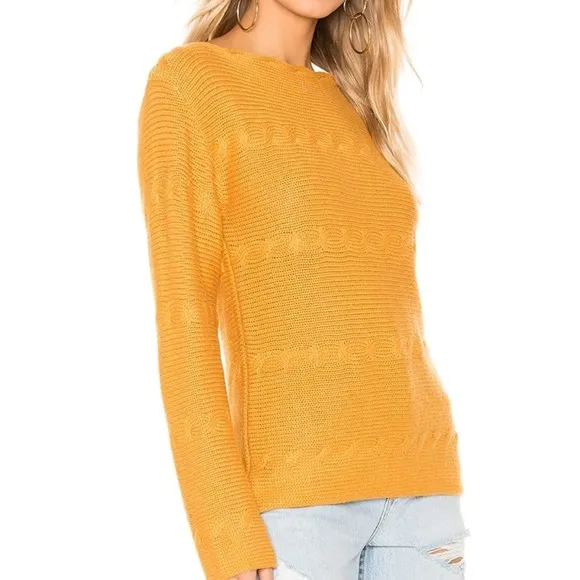 Tularosa Revolve Wool Blend Show Cable Knit Sweater