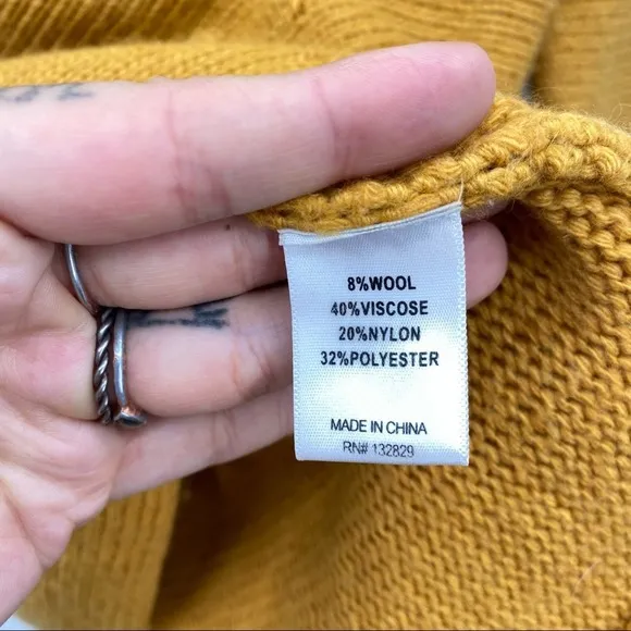 Tularosa Revolve Wool Blend Show Cable Knit Sweater