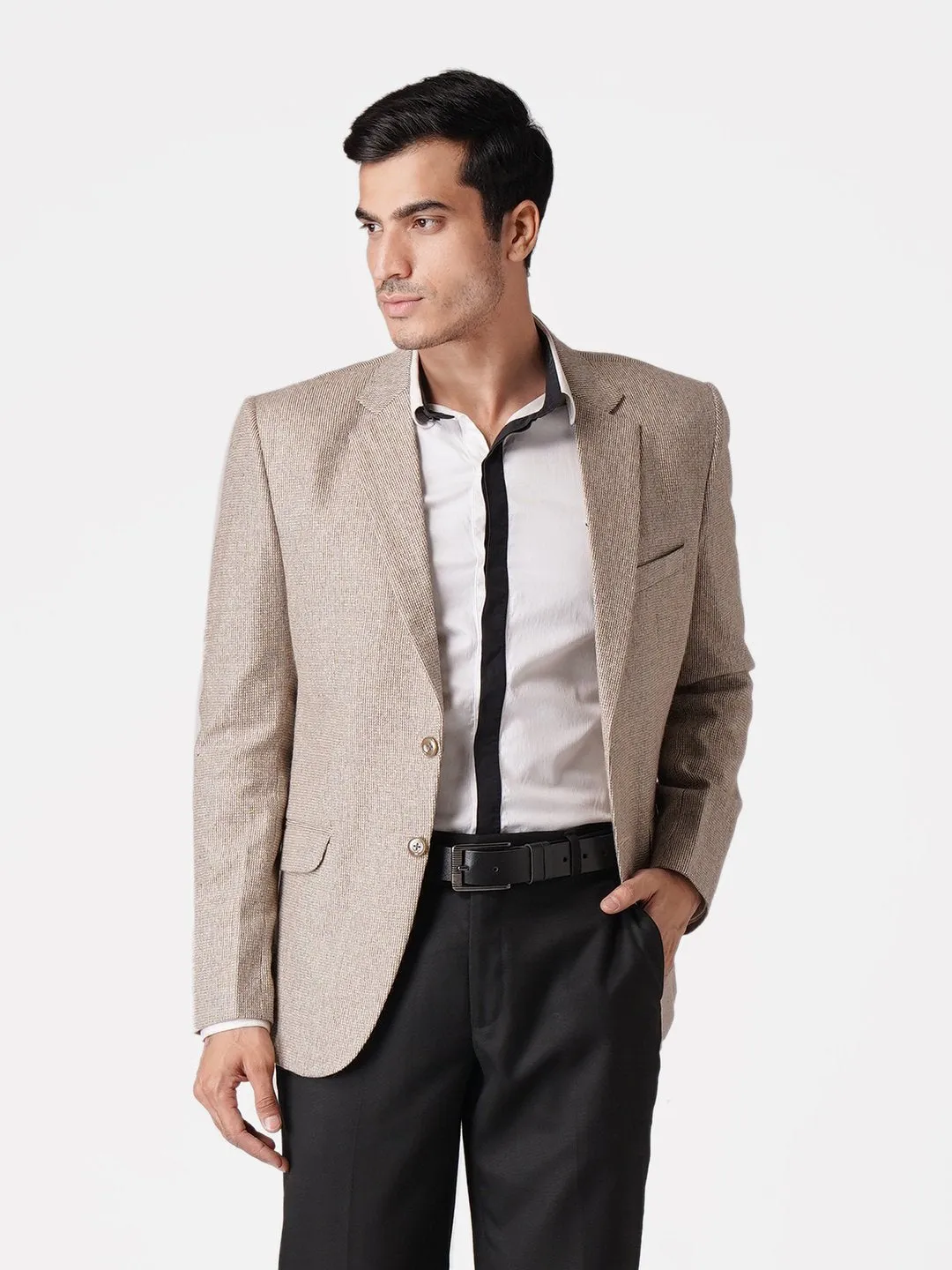 Tweed Beige Blazer