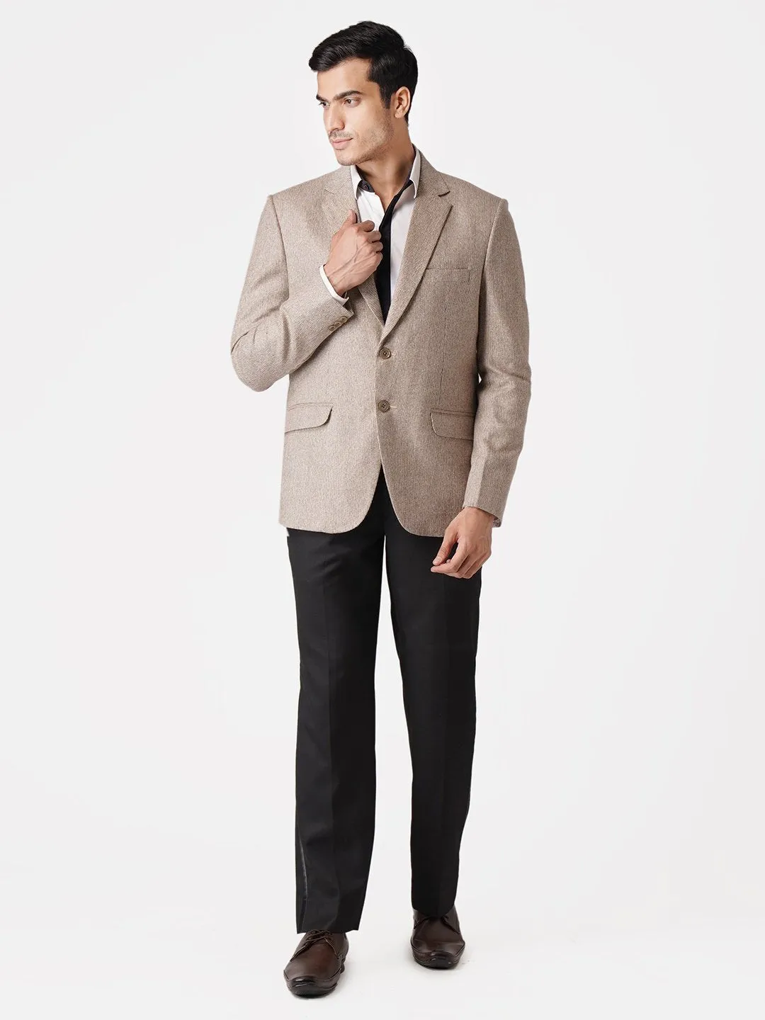 Tweed Beige Blazer