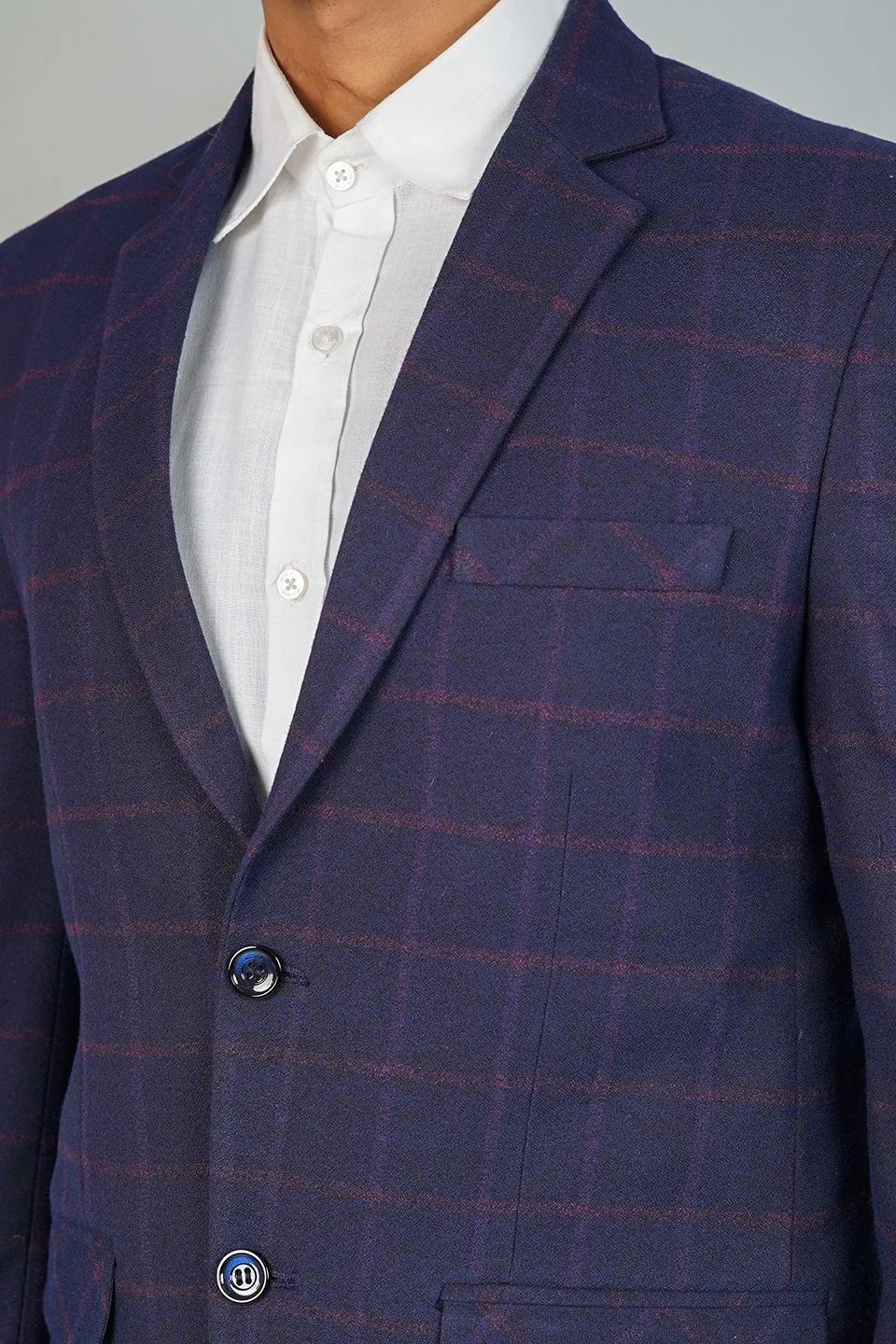 Tweed Blue Blazer