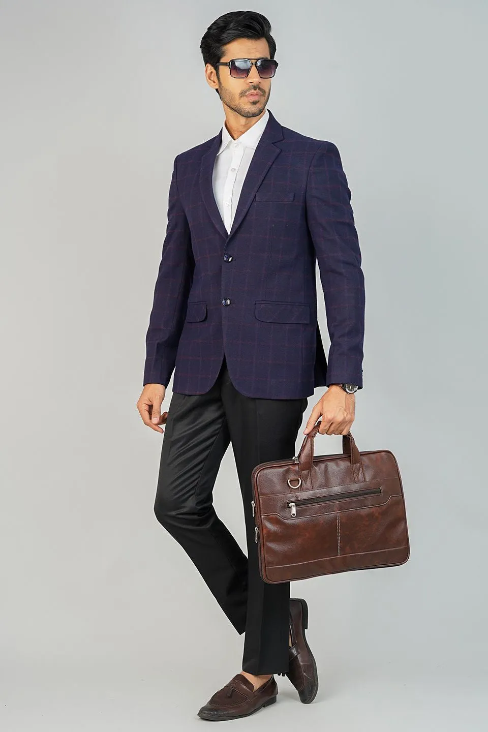 Tweed Blue Blazer