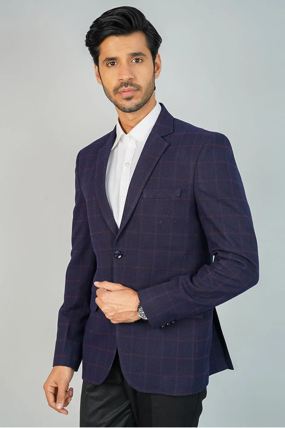 Tweed Blue Blazer