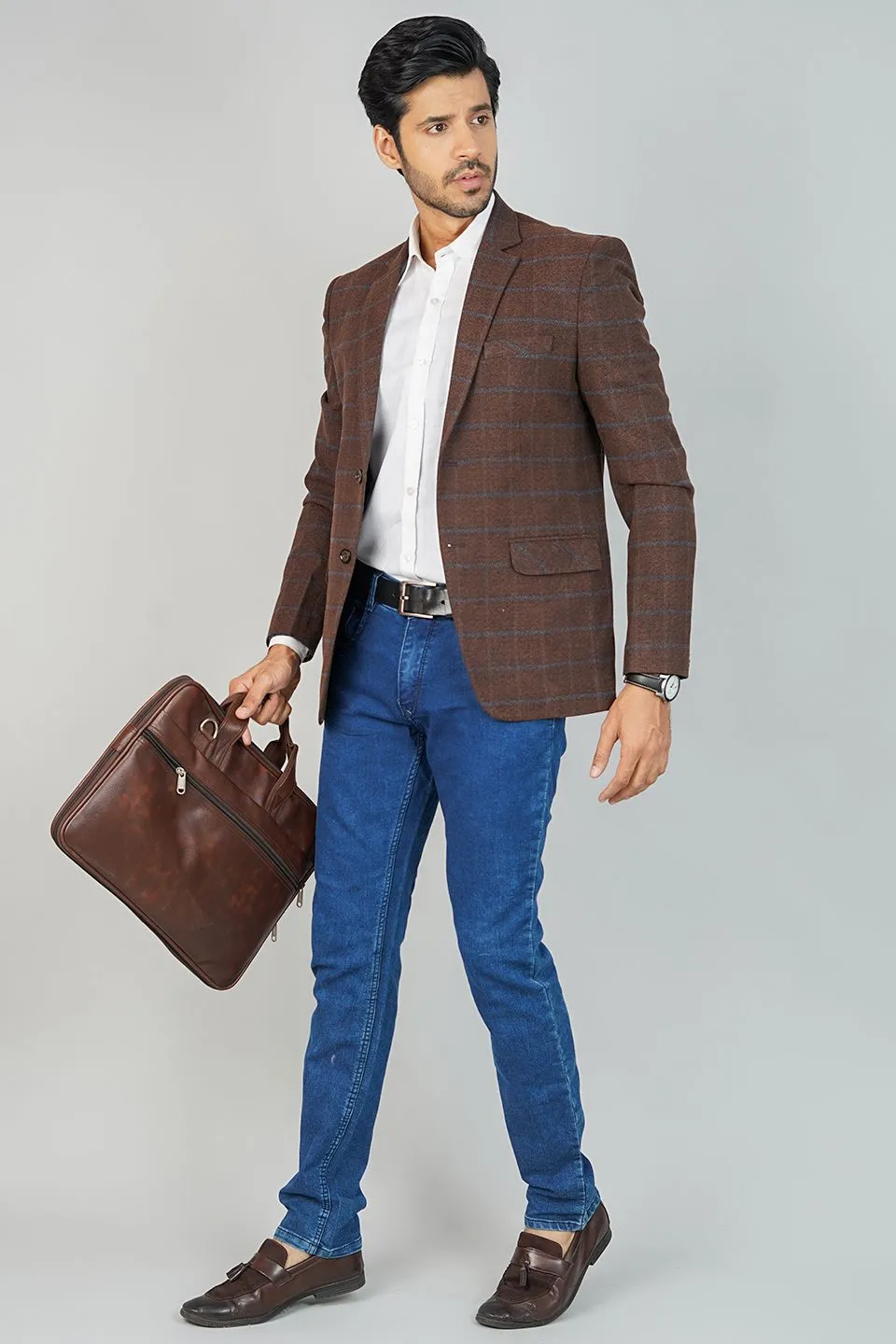 Tweed Brown Blazer