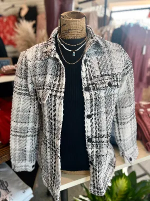 Tweed Look Blazer