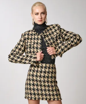 Tweed Skirt Gold SALE