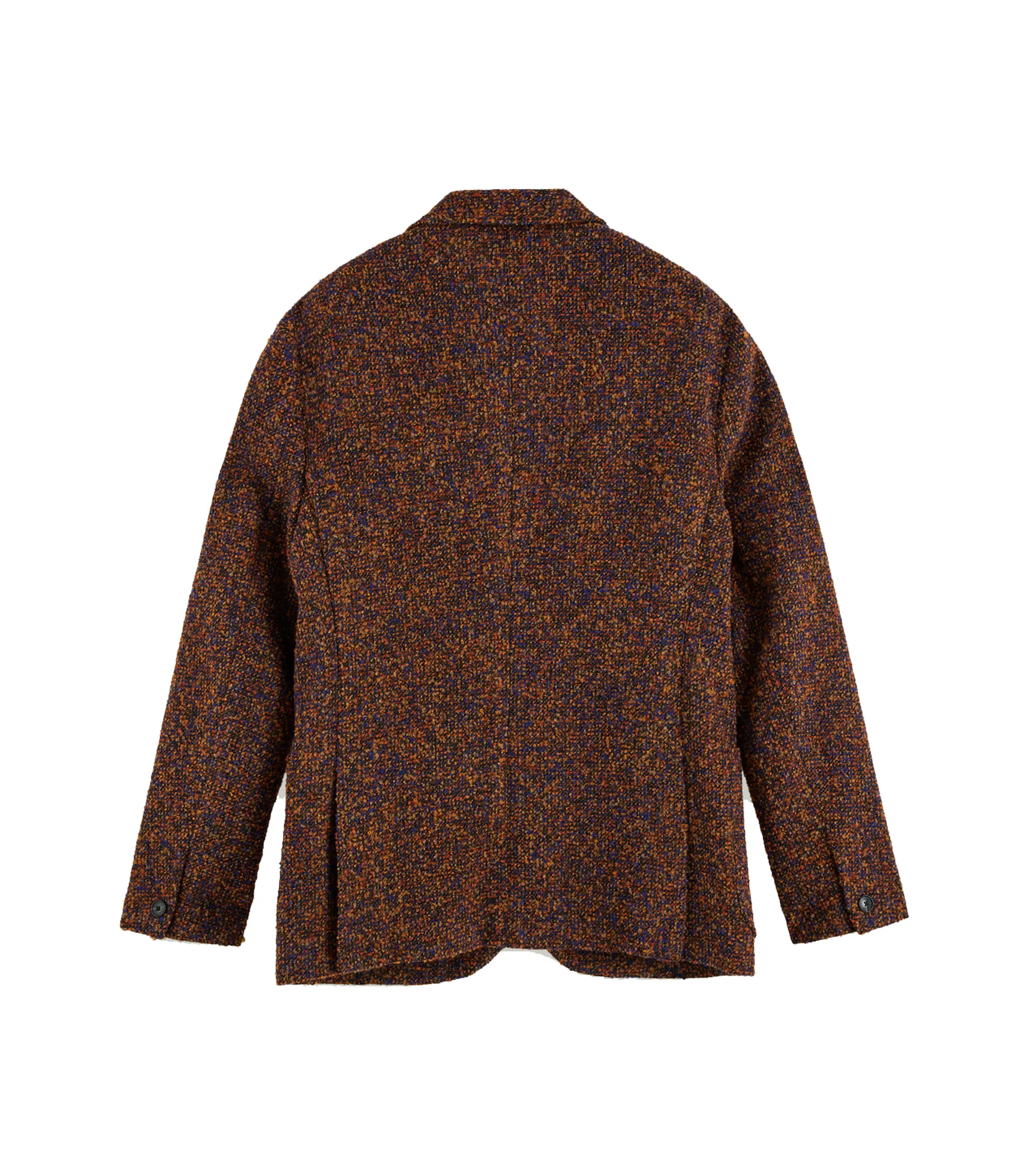 Unconstructed Wool-Blend Boucle Blazer