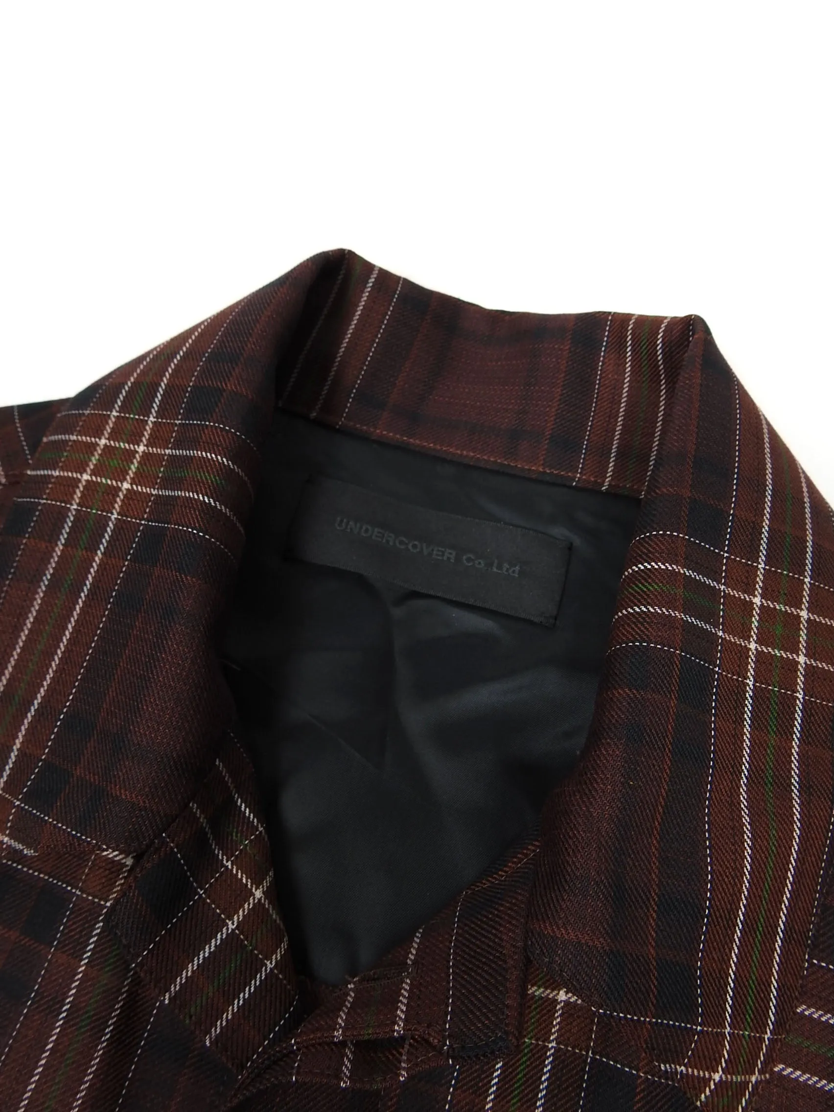 Undercover Check Overshirt Size 3