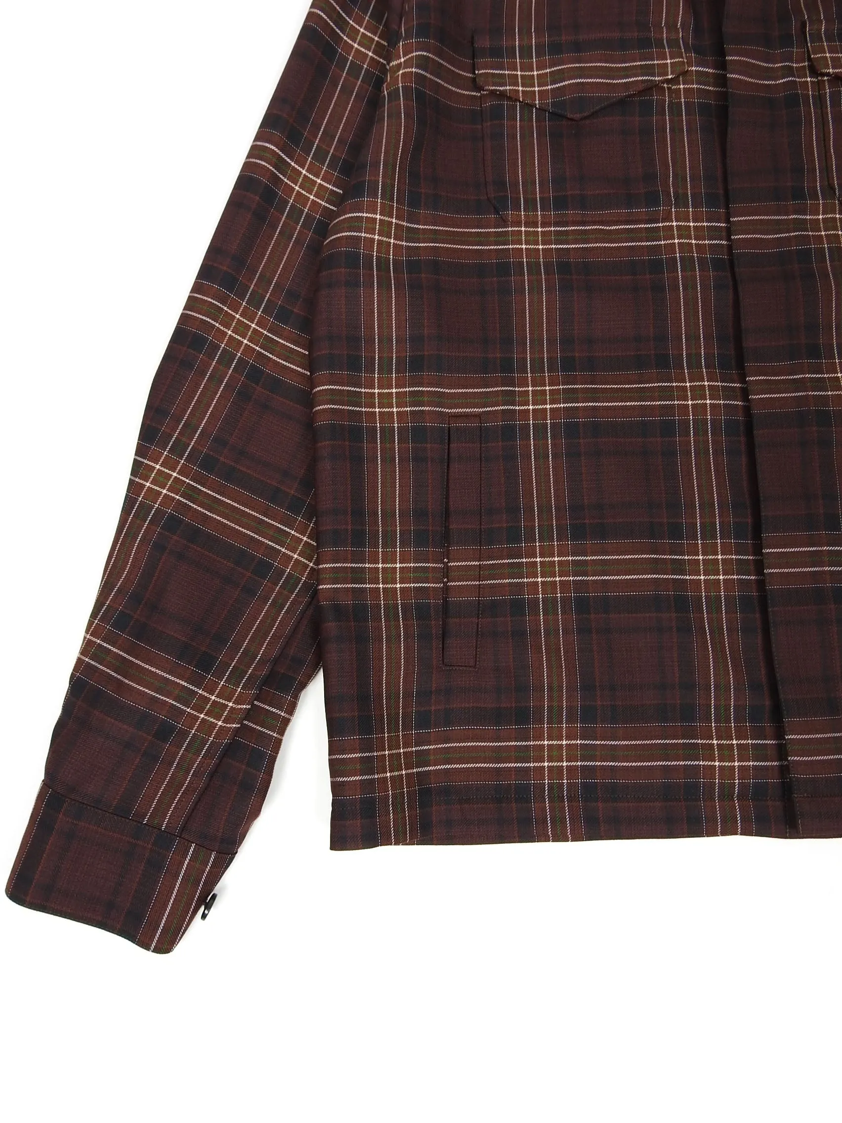 Undercover Check Overshirt Size 3