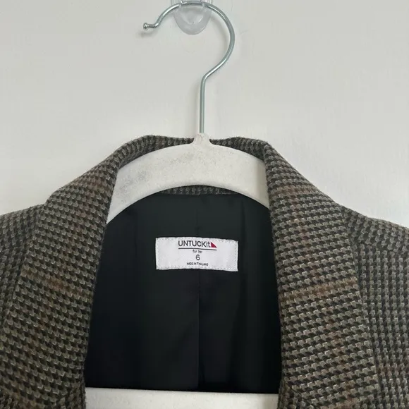 Untuck it For Her Tweed Blazer Brown | Size 6