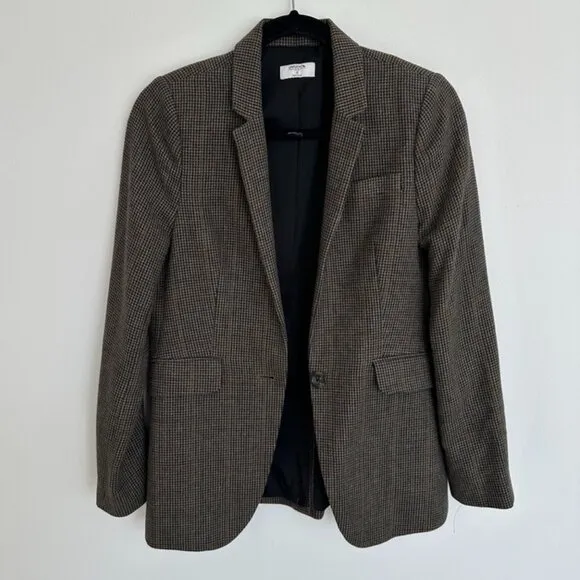Untuck it For Her Tweed Blazer Brown | Size 6