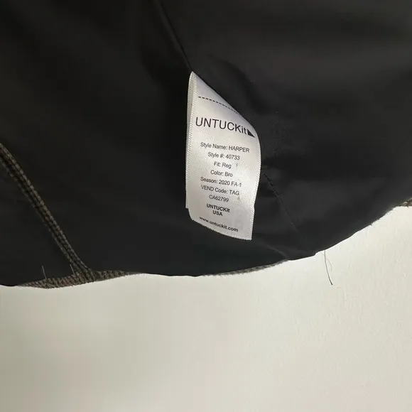 Untuck it For Her Tweed Blazer Brown | Size 6