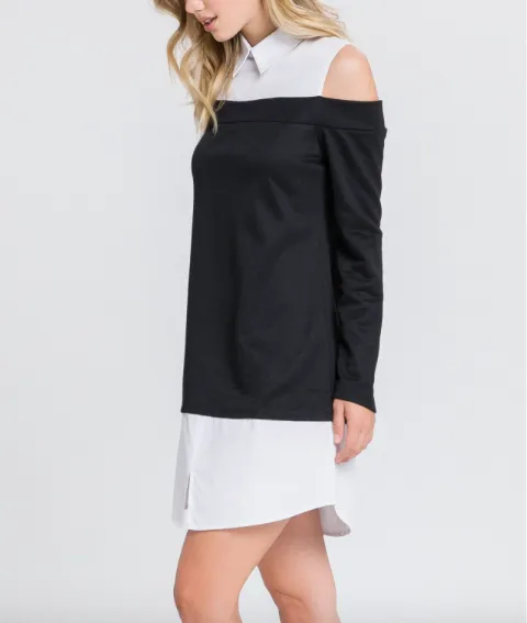 Urbanista Shirt Dress - Black