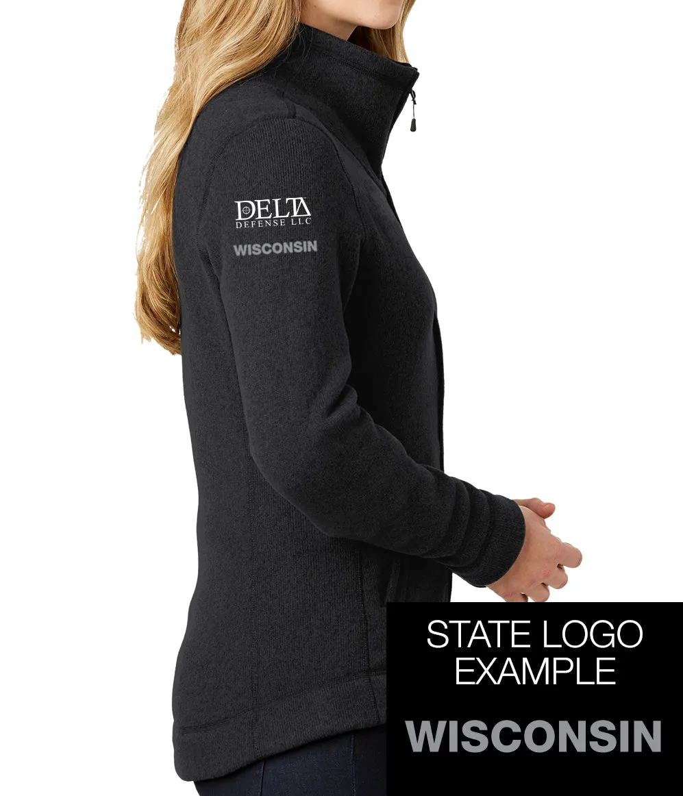 USCCA The North Face® Ladies Sweater Fleece Jacket
