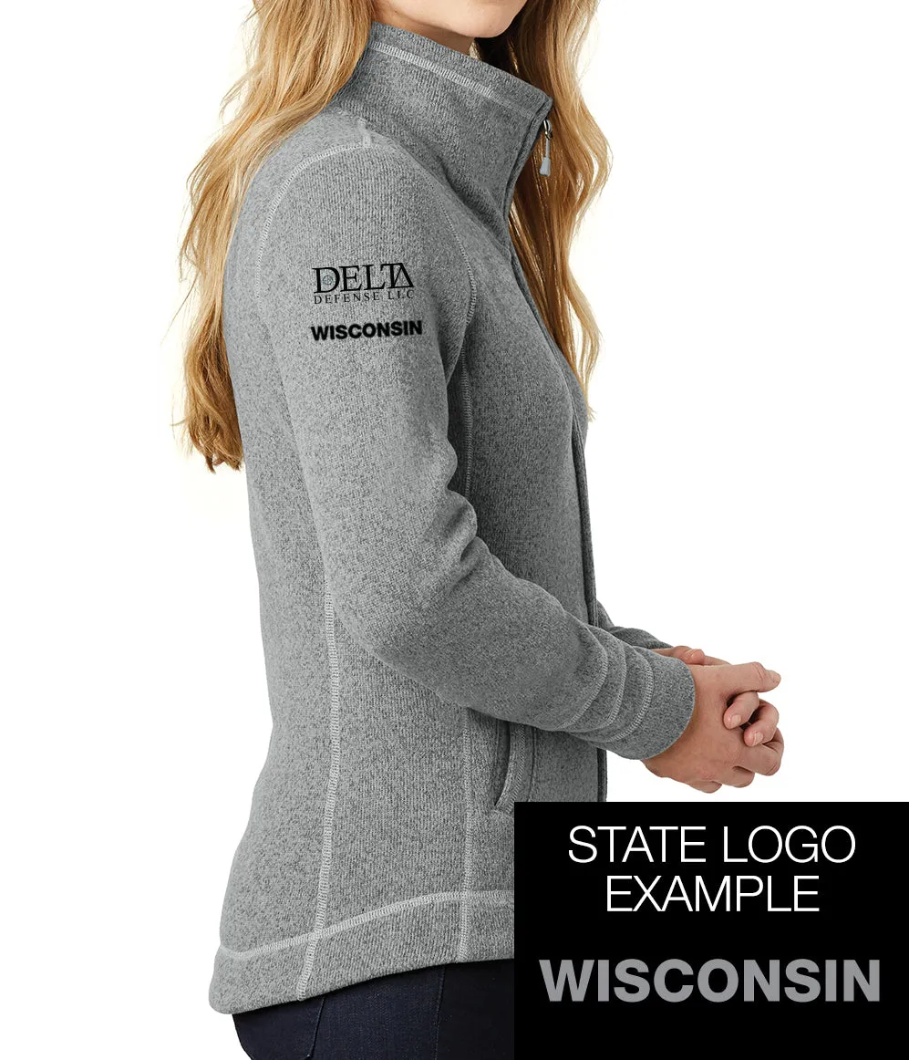USCCA The North Face® Ladies Sweater Fleece Jacket