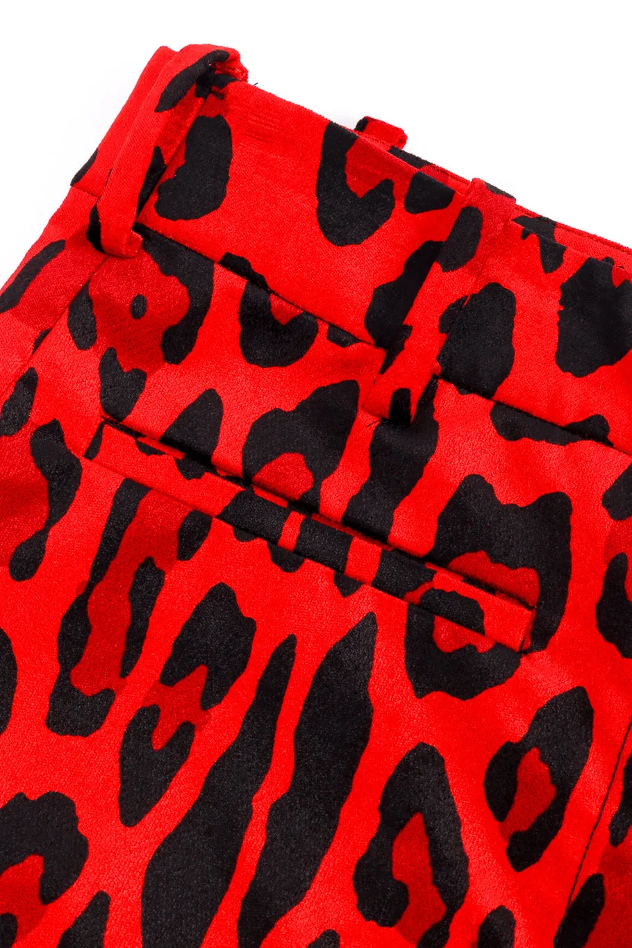 Velvet Animal Print Pant