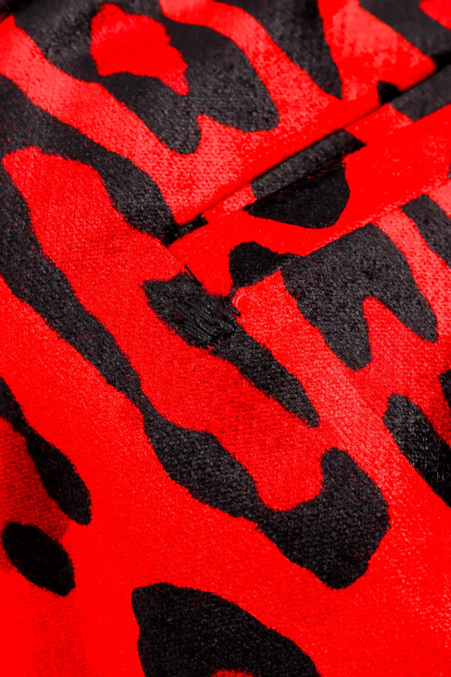 Velvet Animal Print Pant