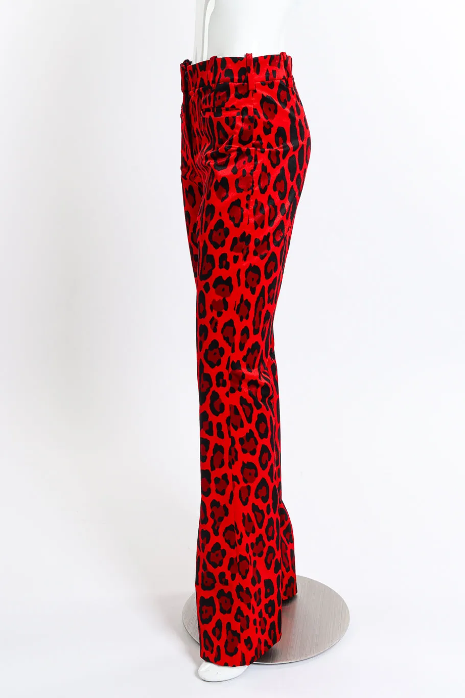 Velvet Animal Print Pant
