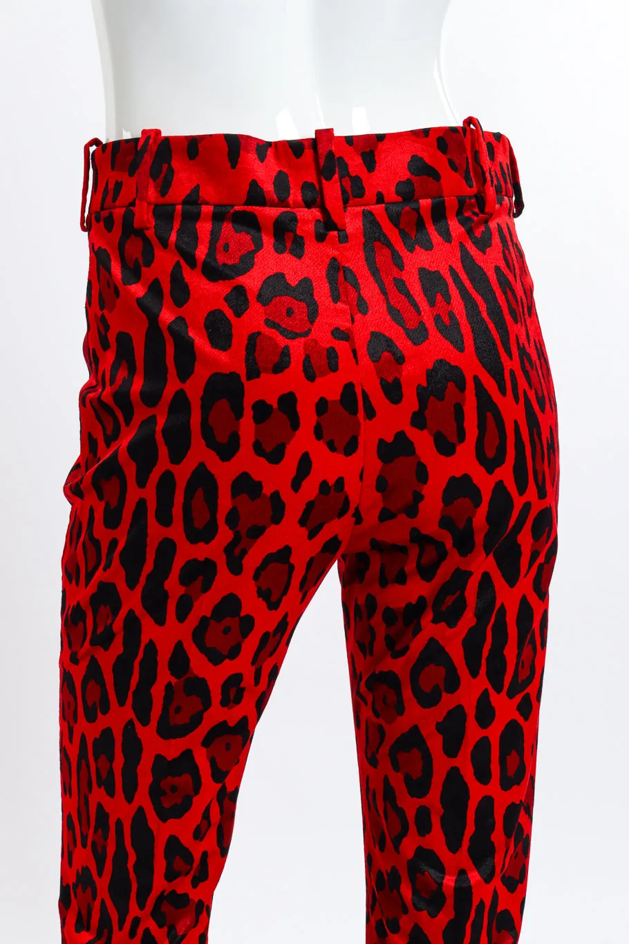 Velvet Animal Print Pant