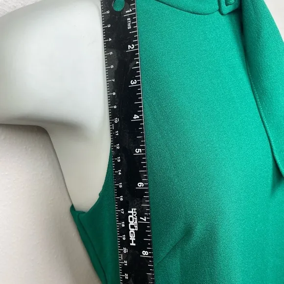 Vince Camuto Green Tie Neck A-Line Dress. NWOT