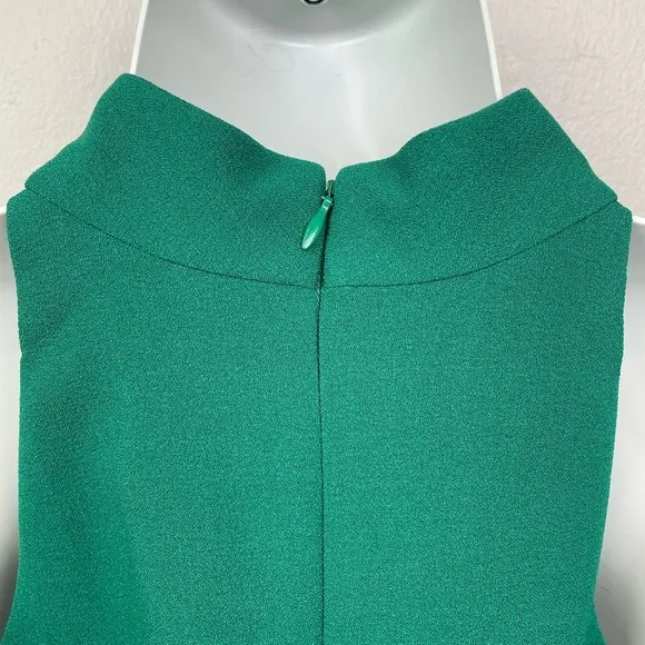 Vince Camuto Green Tie Neck A-Line Dress. NWOT
