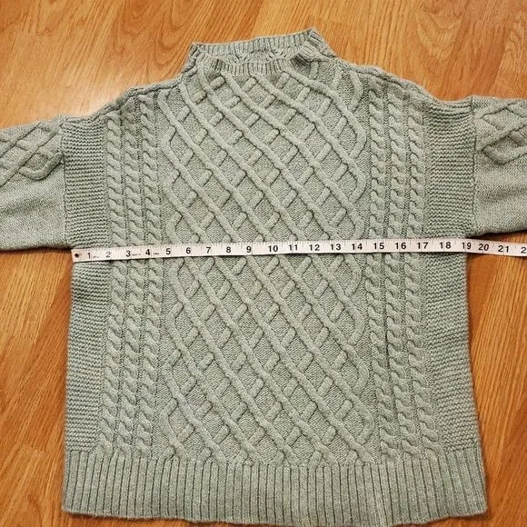 Vince Camuto Chunky Cable Knit Funnel Neck Sweater