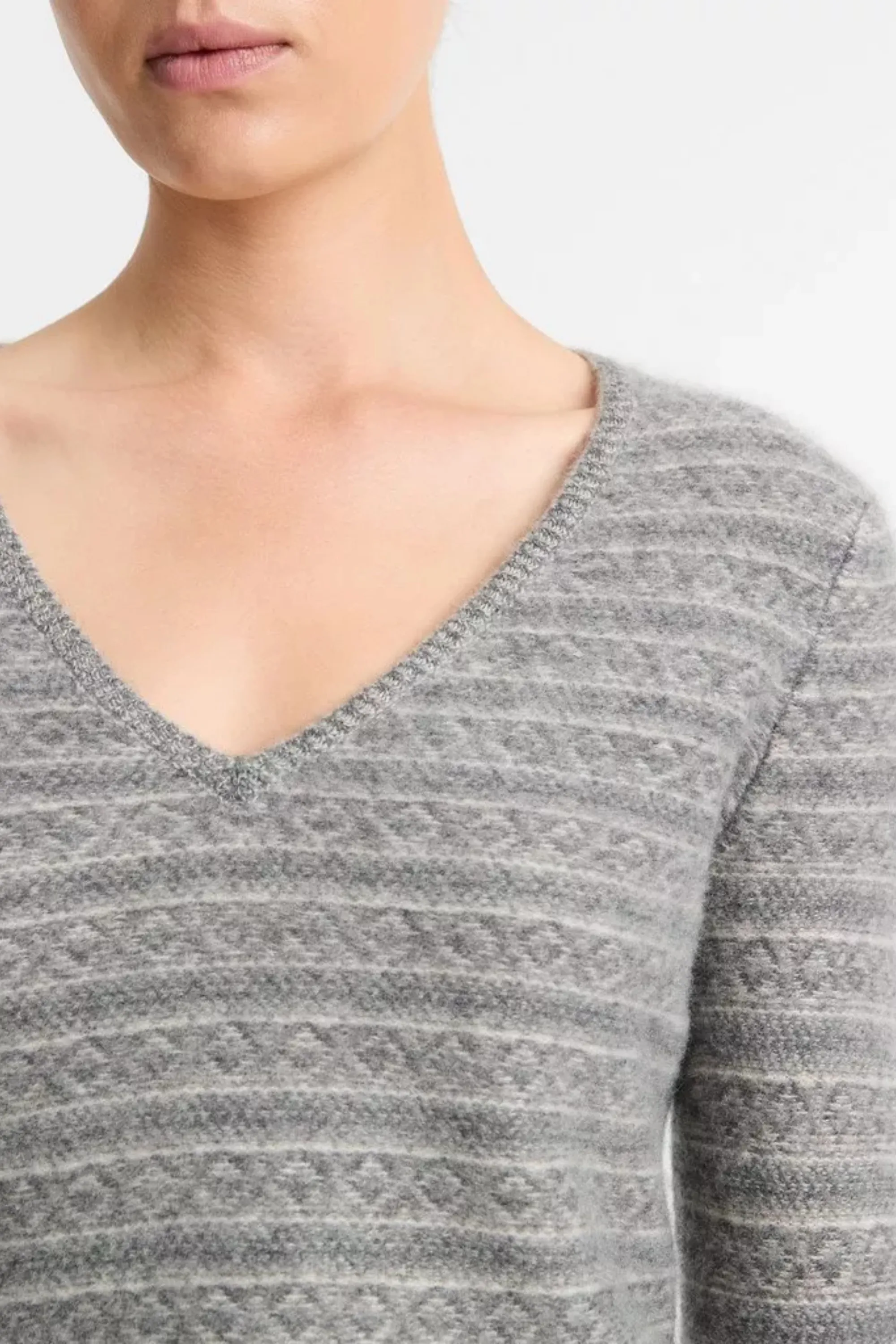 Vince Fair Isle Vneck
