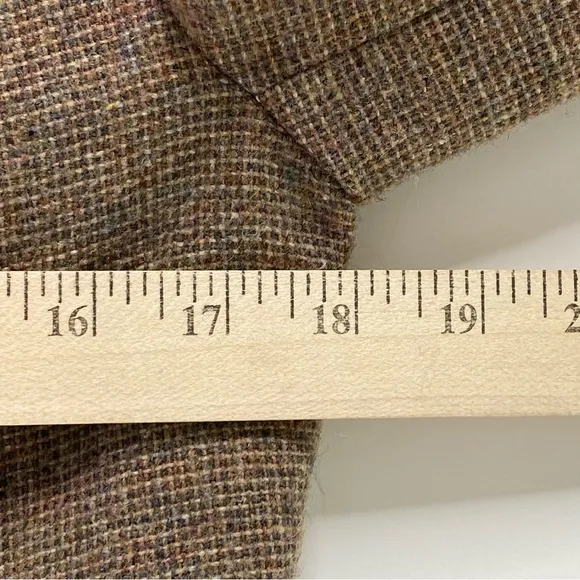 Vintage Pioneer Wear Women's Blazer Large Brown Western Wool Jacket USA Made