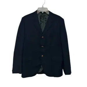 Vintage wool blazer navy blue classy DeMoulin medium