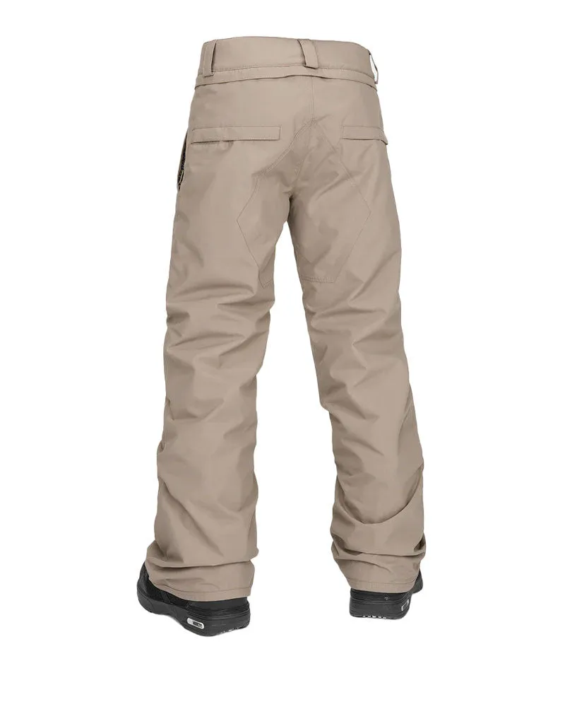 Volcom Kids' Freakin Chino Youth Ins Pant Chestnut Brown Smp 2025