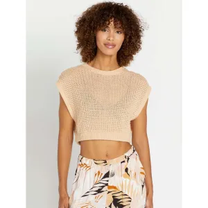 VOLCOM PORT DE LA STONE TOP - ALMOND