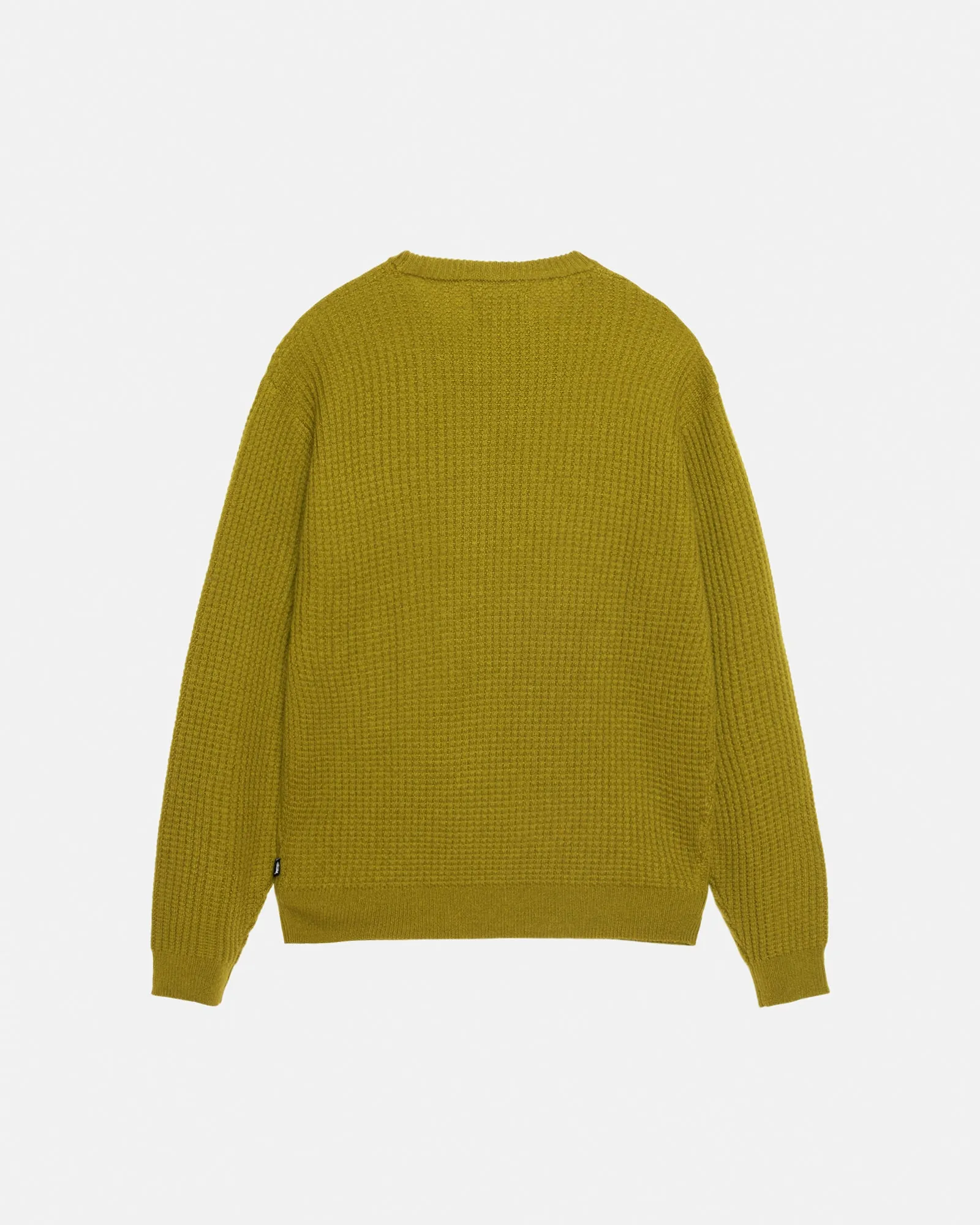 WAFFLE KNIT CASHMERE CREW