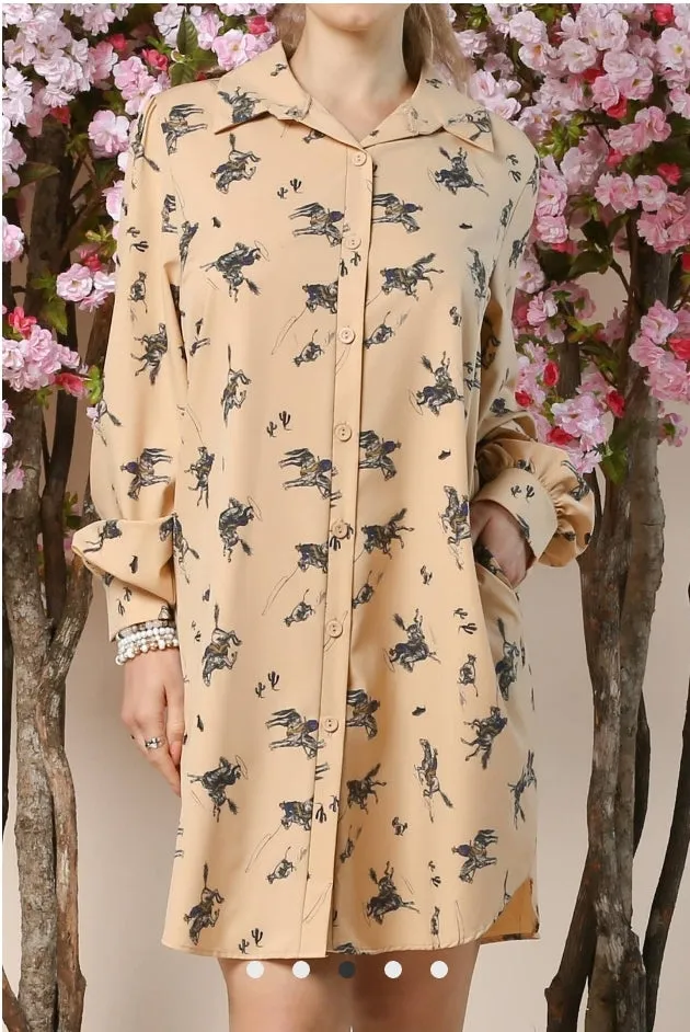 Waylon Button Dress