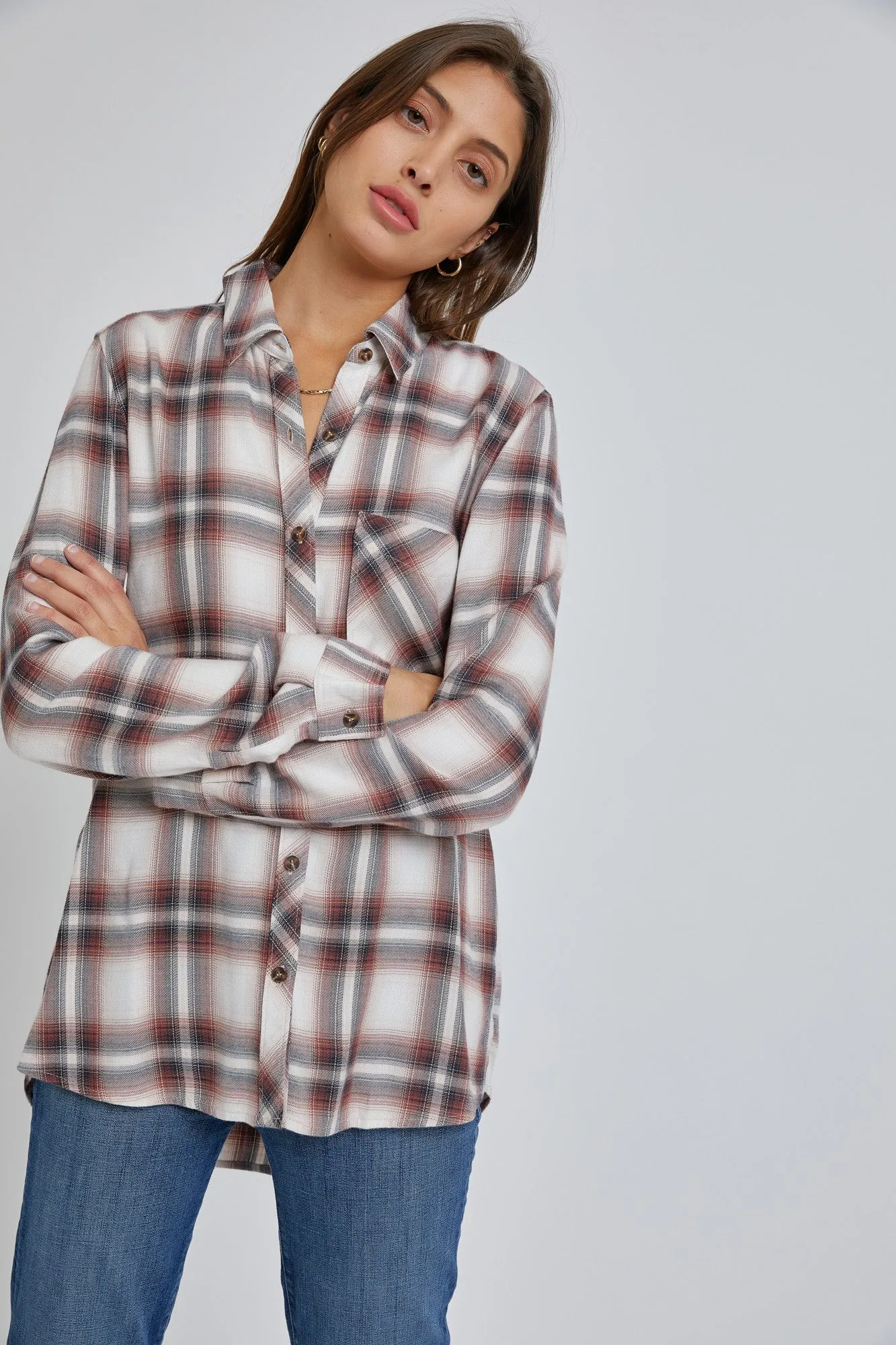 West Winds Flannel Top