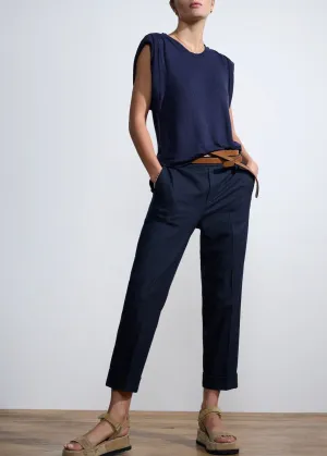 Westport Brushed Pant (Navy Melange)