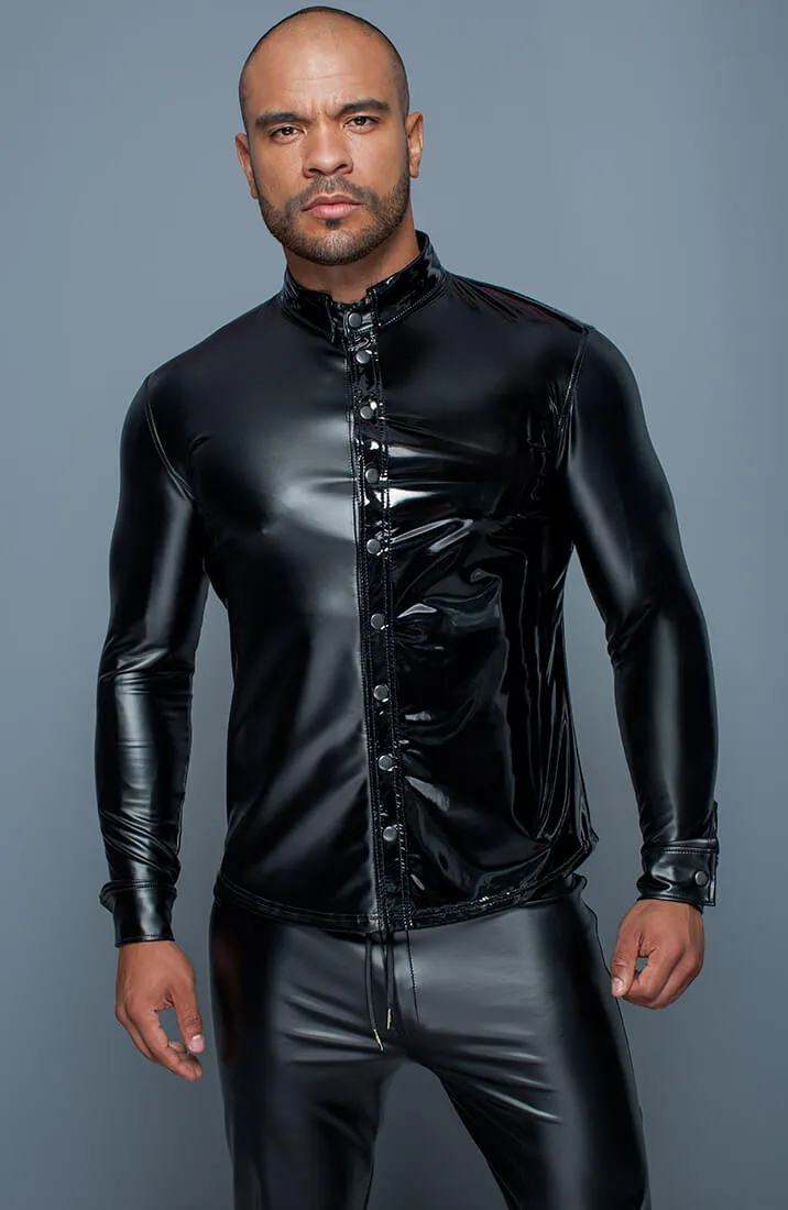 Wet look & PVC shirt - The Master