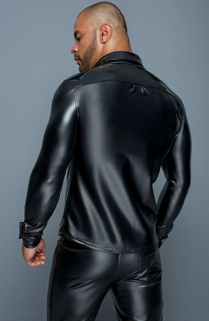 Wet look & PVC shirt - The Master
