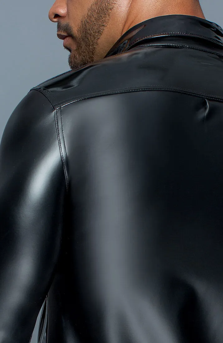 Wet look & PVC shirt - The Master