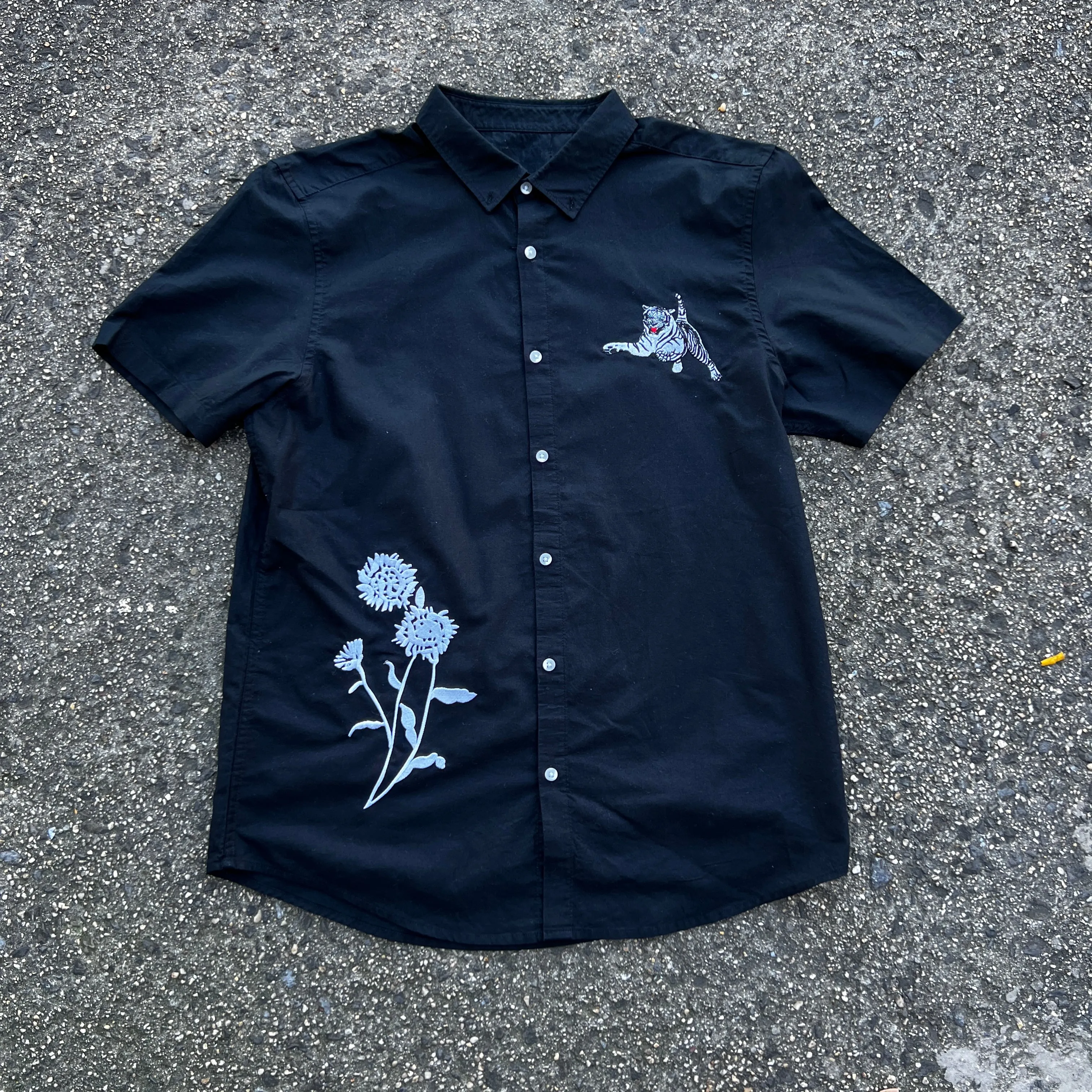 White Tiger Button Down Shirt
