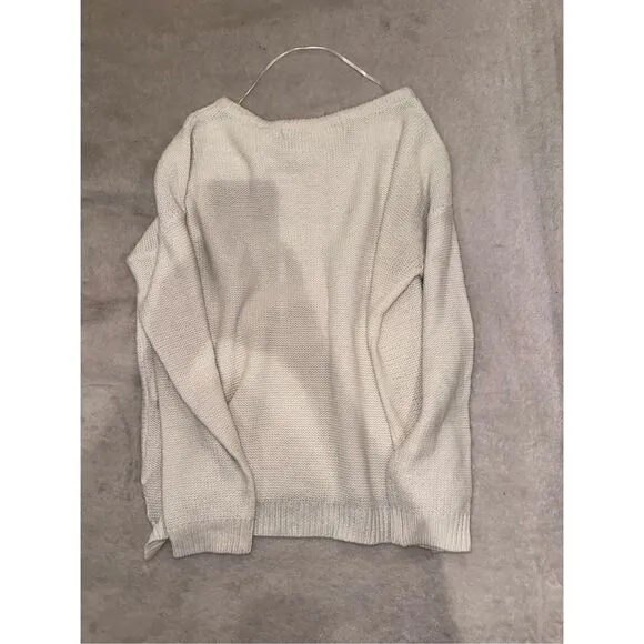 White/Cream Zara knit sweater size M women’s