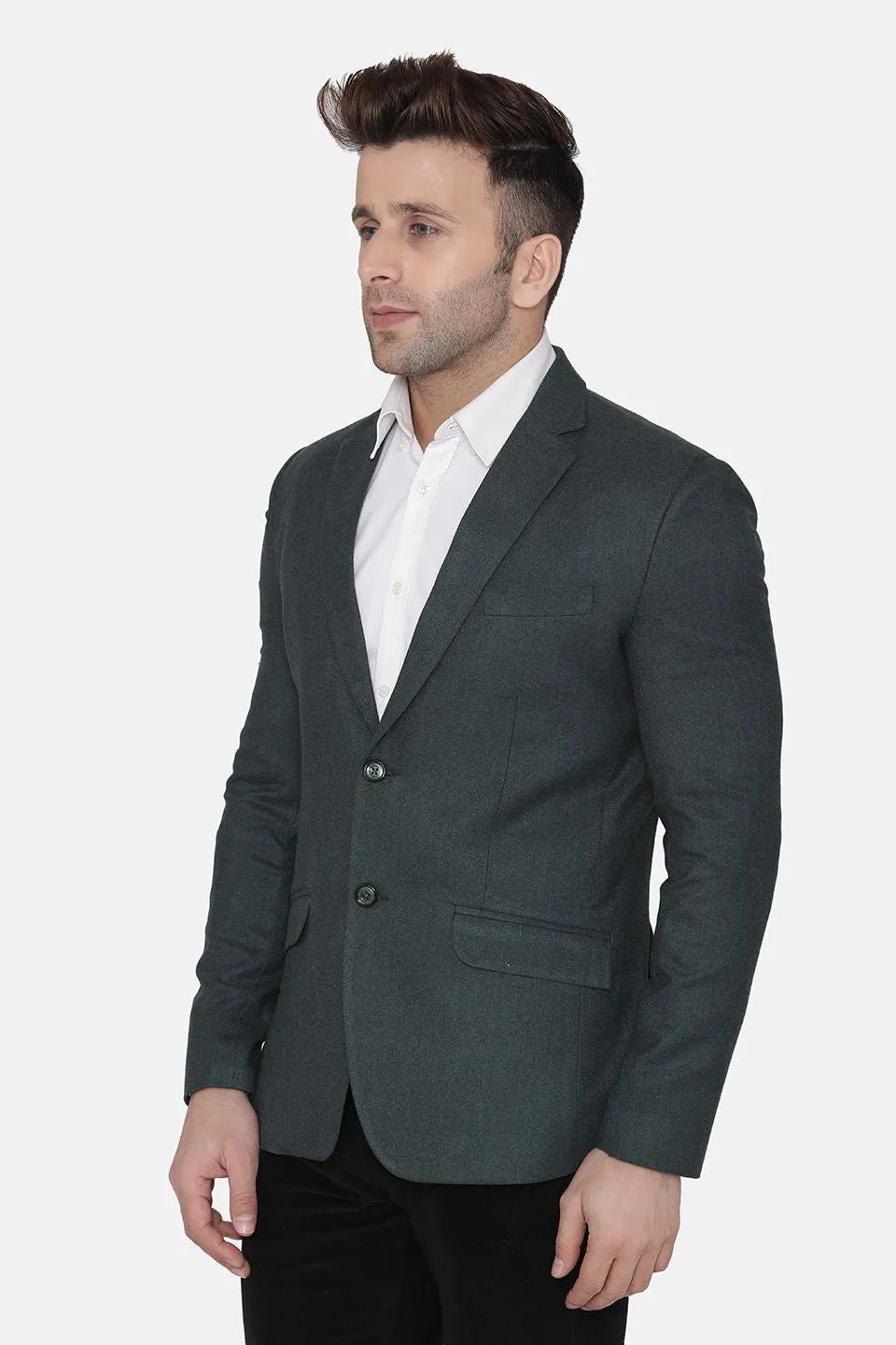 Wool Green Blazer