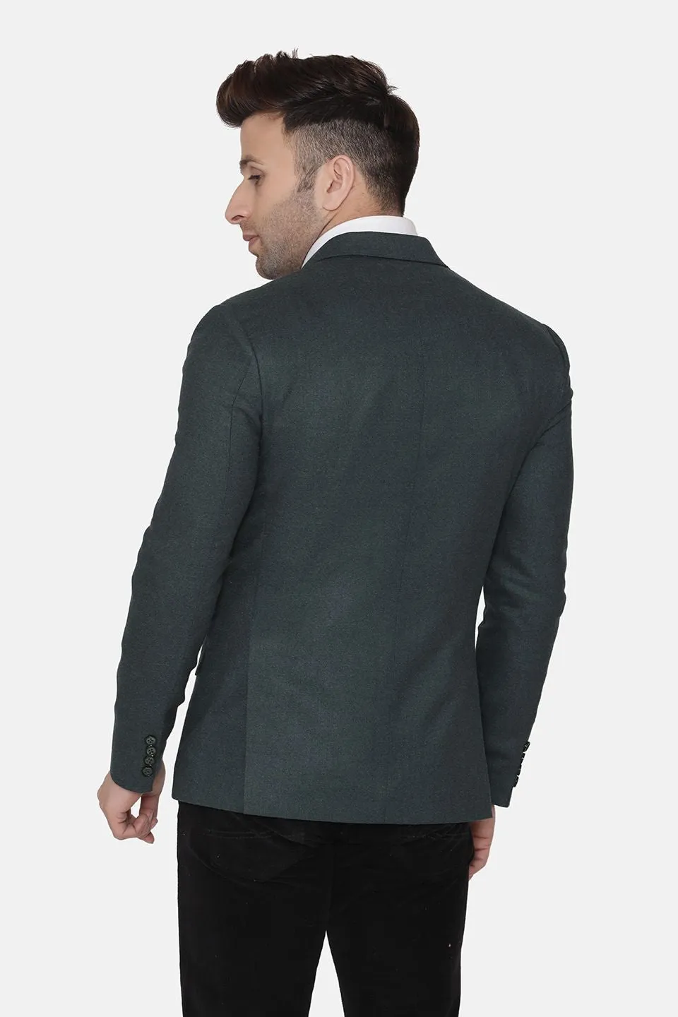 Wool Green Blazer