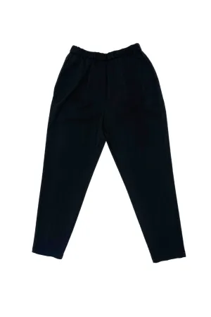 Wool Slub Sartorial Pant in Black