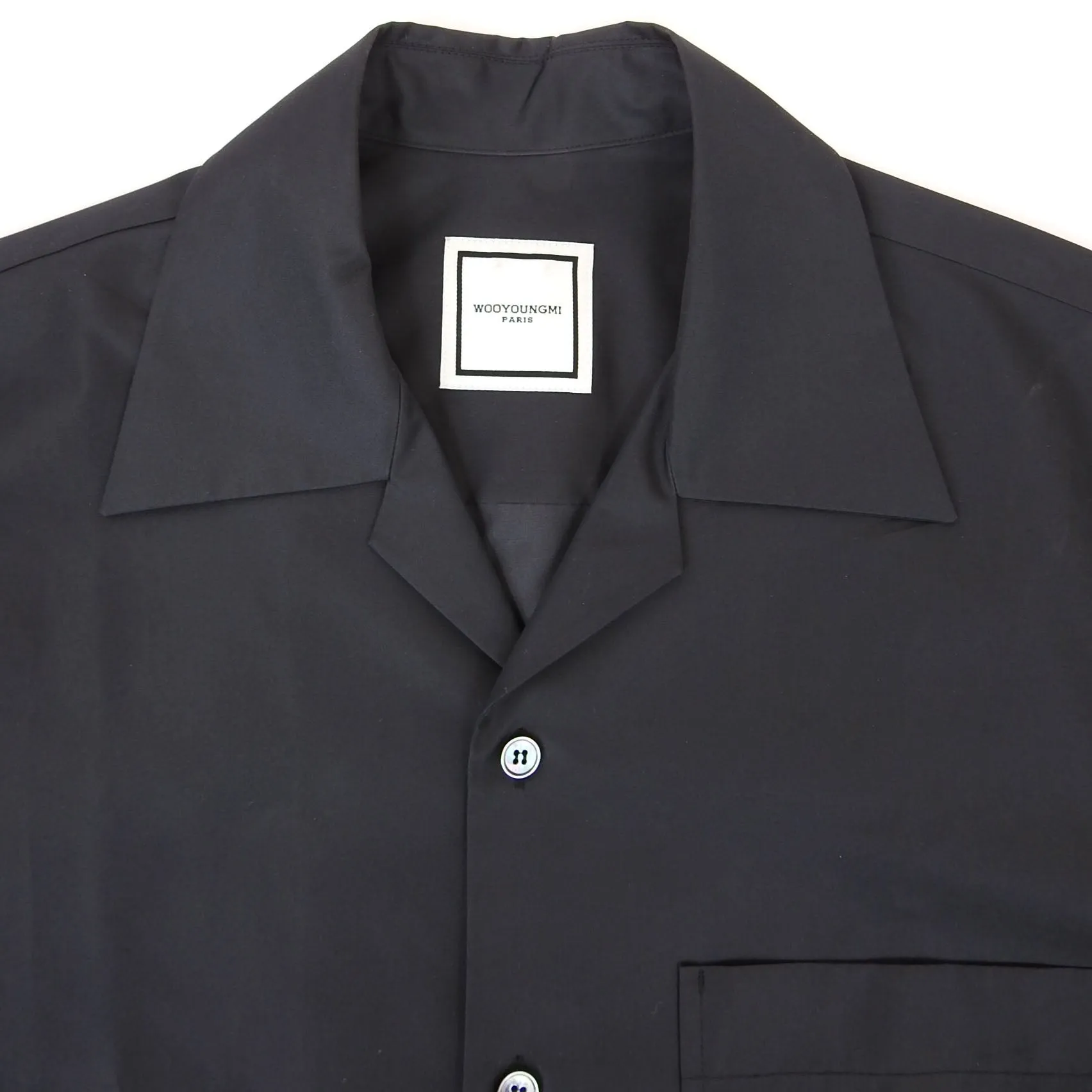 Wooyoungmi Oversized Camp Collar SS Shirt Size 46
