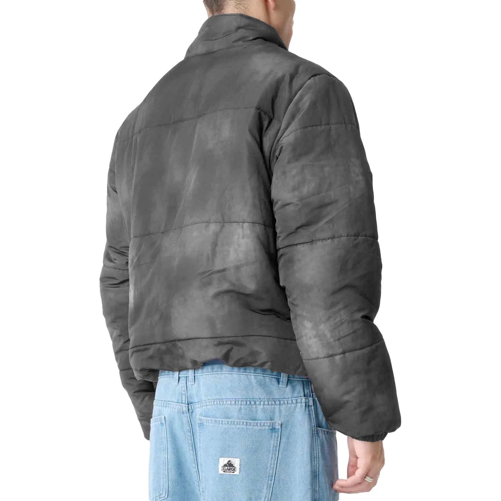 X-Large Wave Dye Puffa Overdyed Black Sale